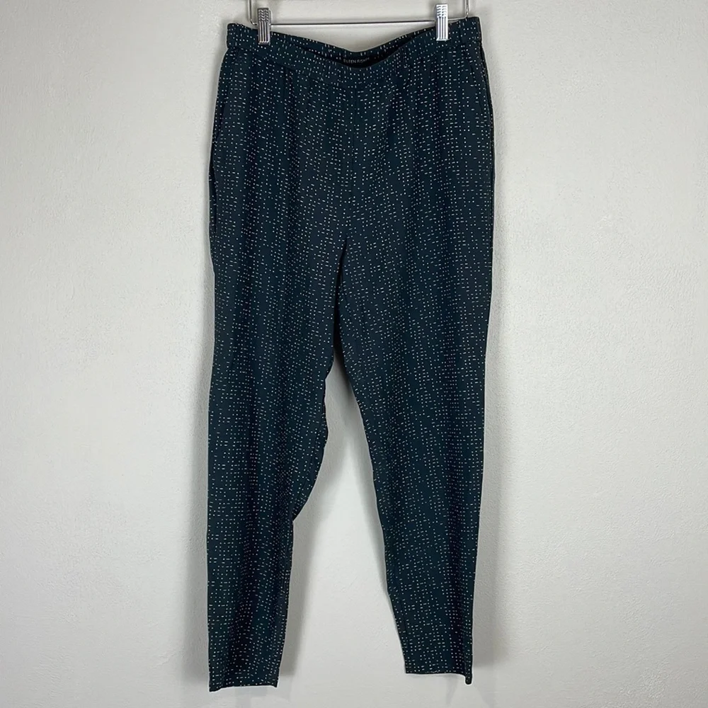 Eileen Fisher Morse Code Slouchy Ankle Pant - Picture 2 of 10